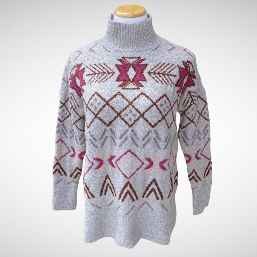 Lou & Grey Heavy Mockneck Long-Sleeve Sweater